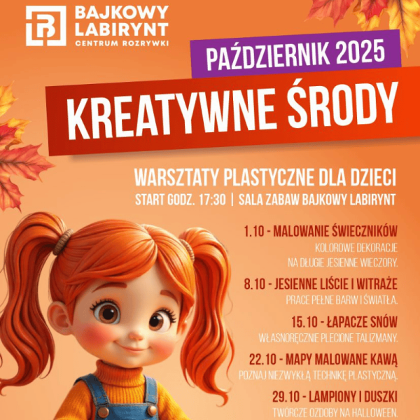 WARSZTATY KREAKTYWNE W CENIE BILETU!