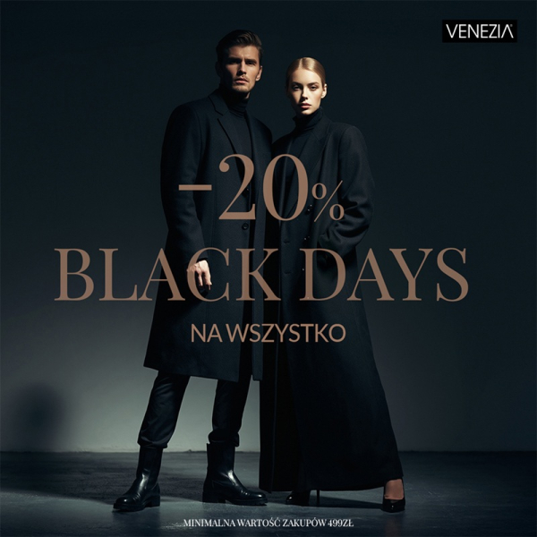 BLACK DAYS w VENEZIA