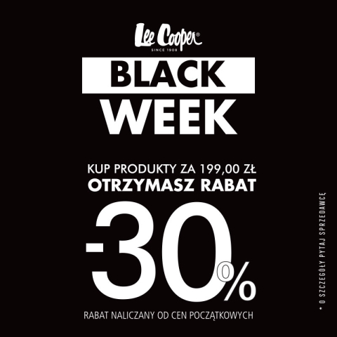 BLACK WEEK -30% NA CAŁY PARAGON
