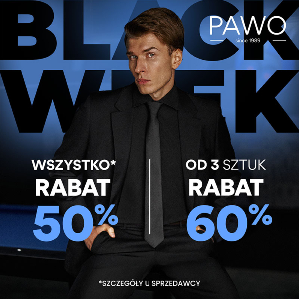 BLACK WEEK w PAWO – największa wyprzedaż roku!