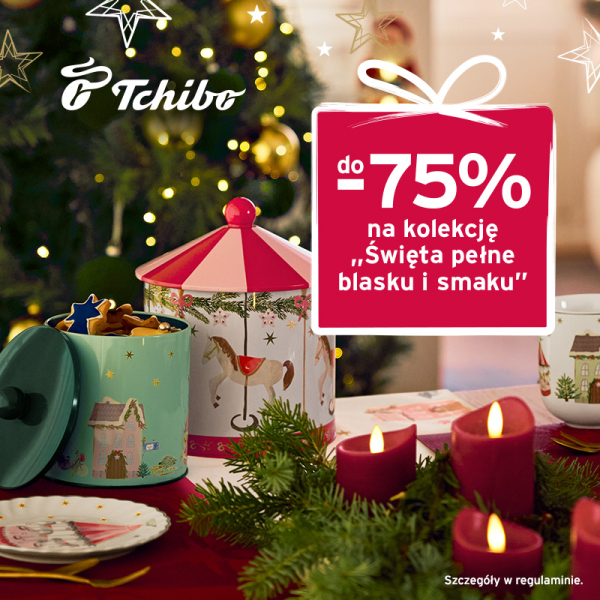 Do 75% na kolekcję "Święta pełne blasku i smaku"