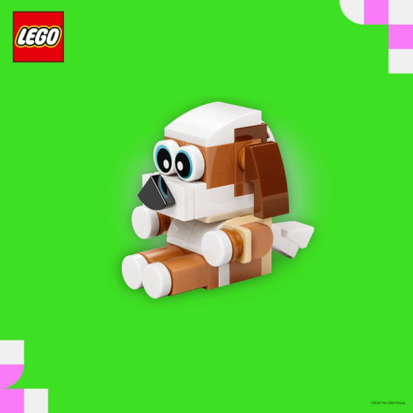 Zbuduj model LEGO® Szczeniaczek i zabierz go do domu!