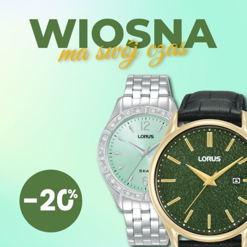 Wiosna ma swój czas. -20% na wybrane zegarki.
