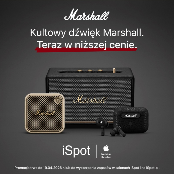 Kultowy dźwięk Marshall w niższej cenie!