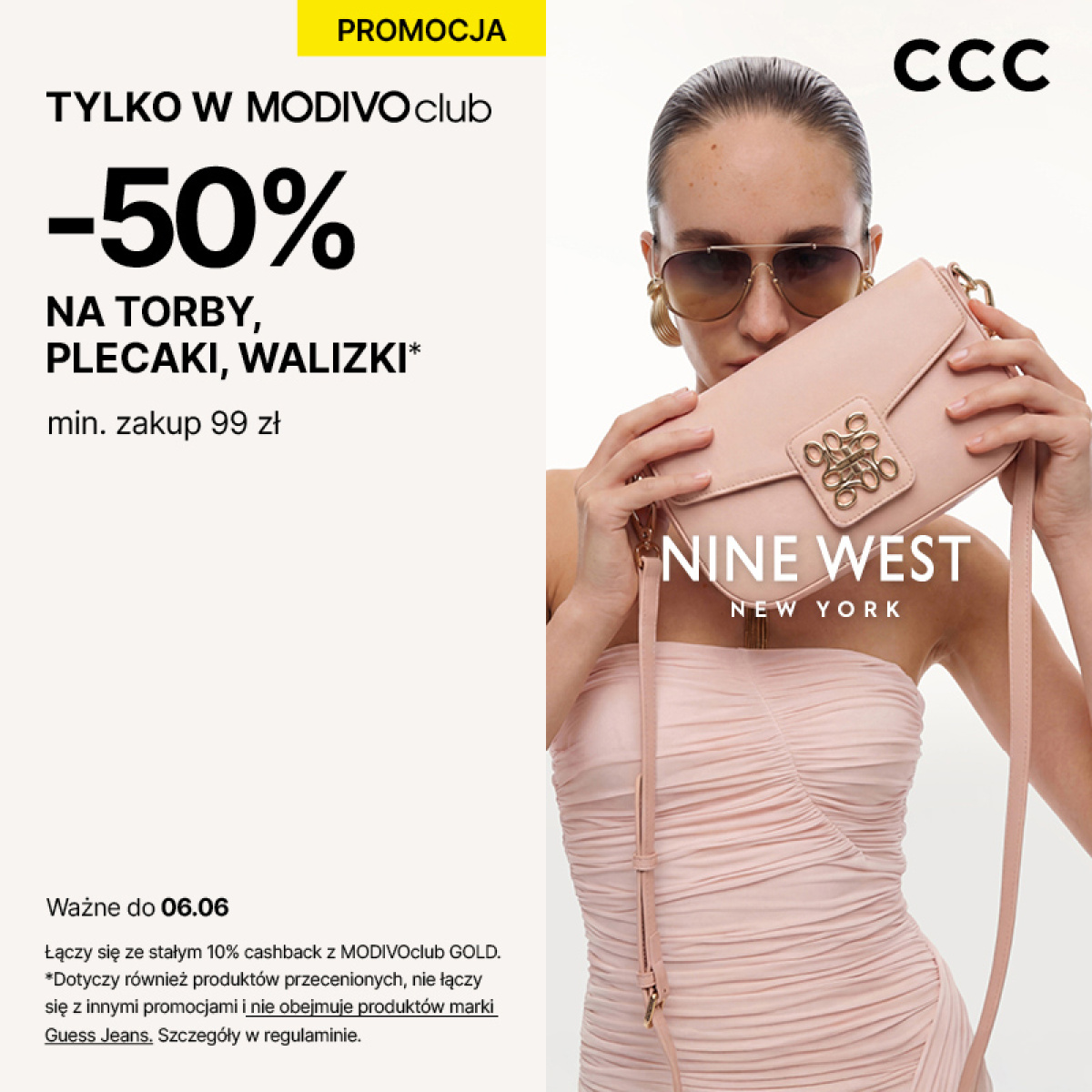 Klubowiczu MODIVOclub! Torby, plecaki i walizki aż 50% taniej!