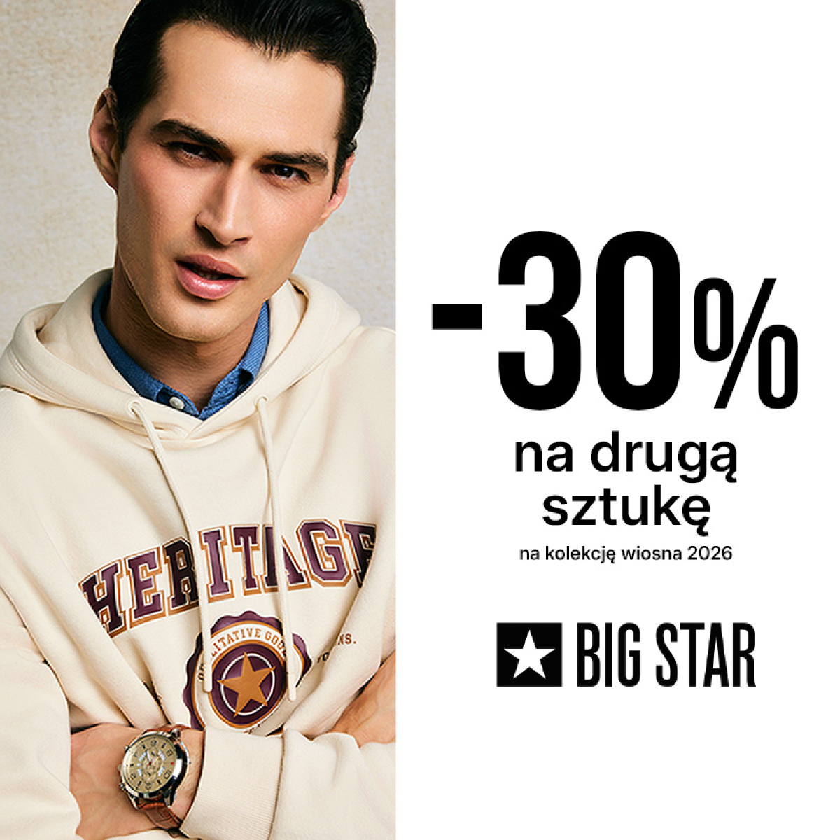 -30% NA DRUGĄ SZTUKĘ W BIG STAR!
