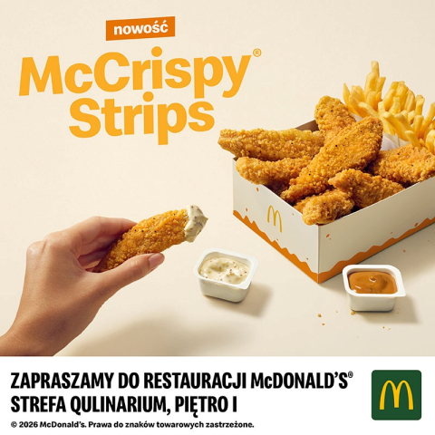 McCrispy® Strips z kurczaka w roli głównej- smaczna nowość!