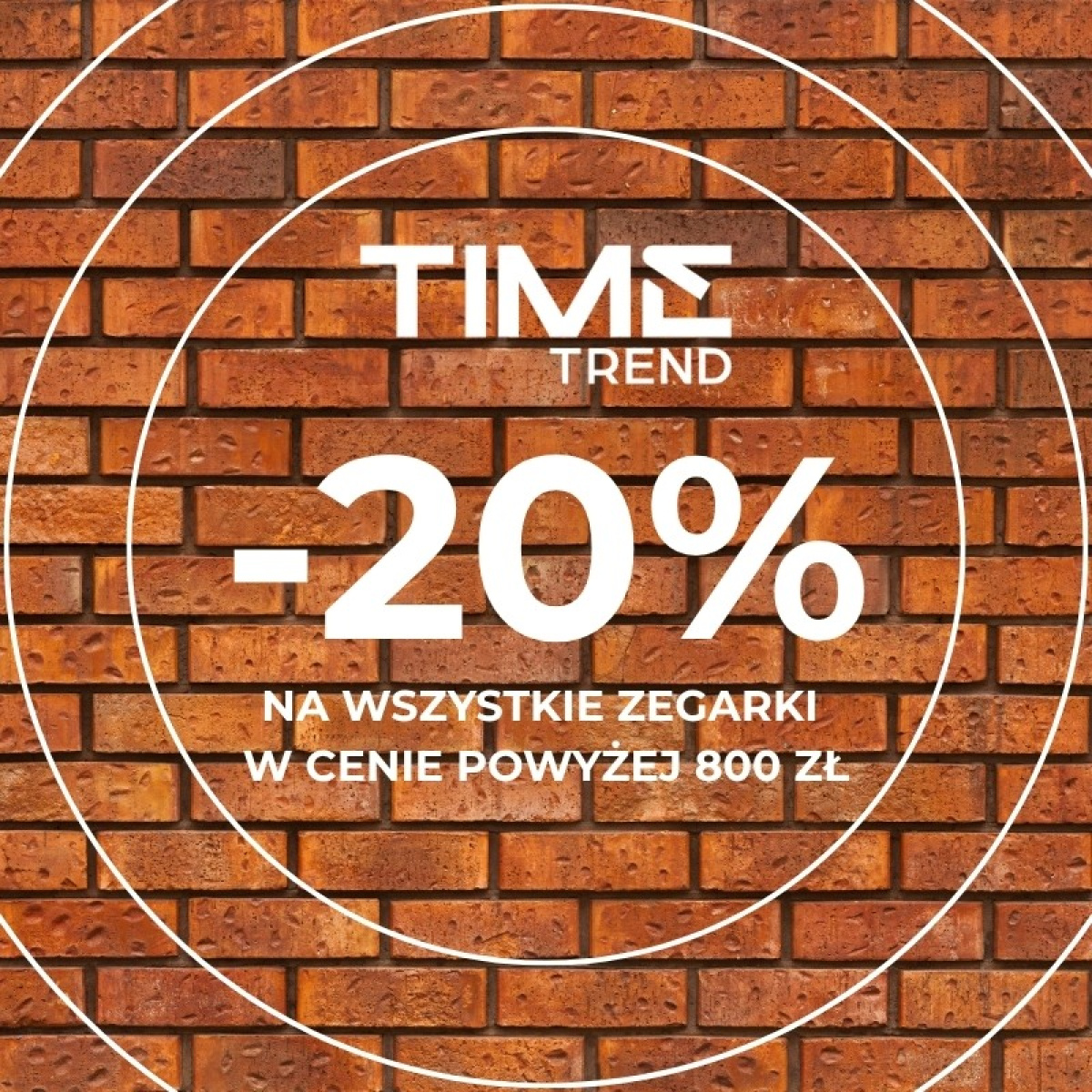 -20% na 20 urodziny Manufaktury tylko w salonie Time Trend