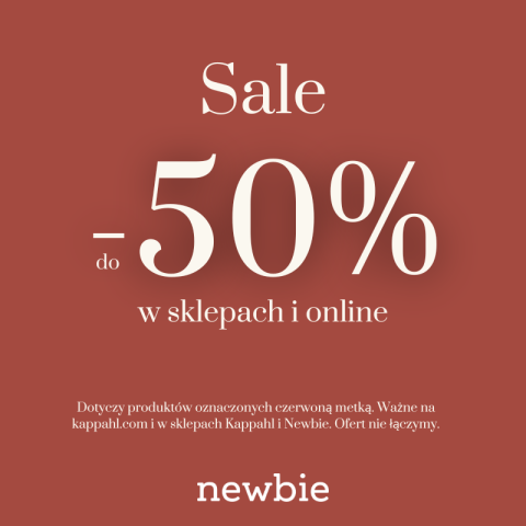 Sale Do -50% w sklepach i online.