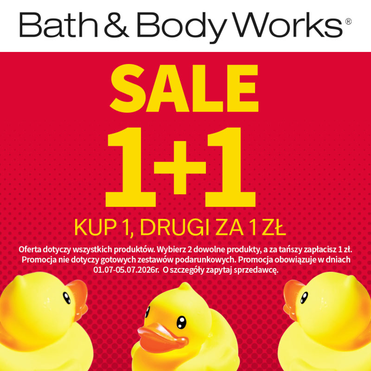 SALE 1+1 KUP 1, DRUGI ZA 1 ZŁ