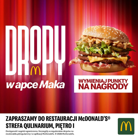 Przez całe lato wyjątkowe dropy będą wpadać do apki Maka!