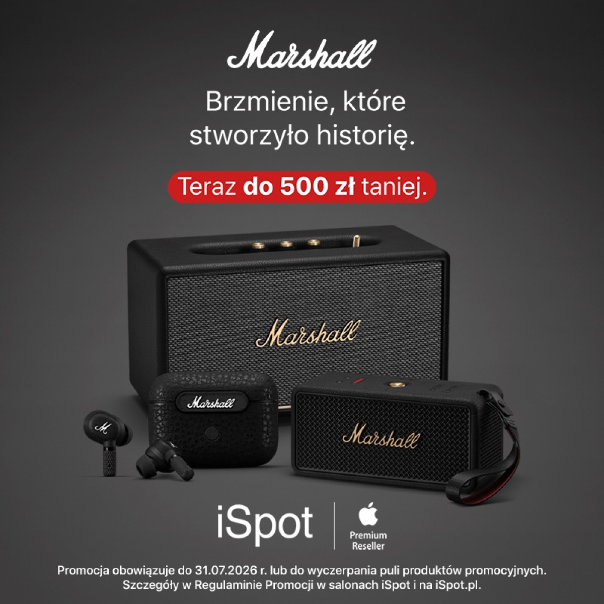 Marshall taniej w iSpot!