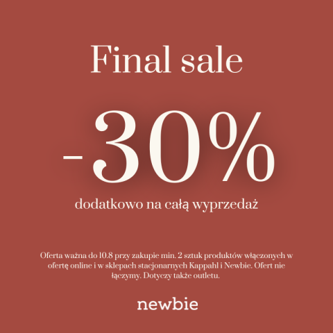 Ostatnie dni wyprzedaży w Newbie!