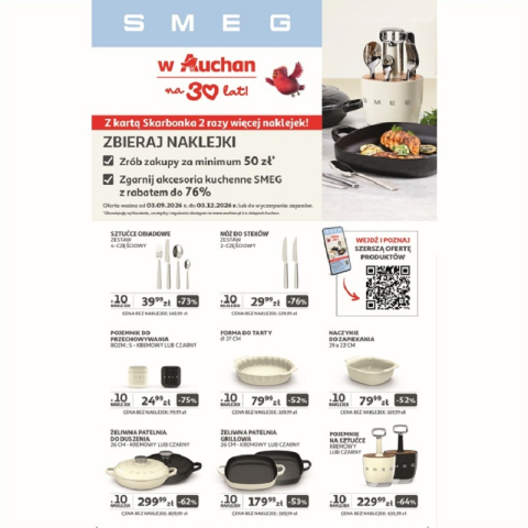 SMEG w Auchan na 30 lat.