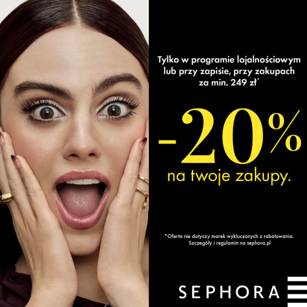 -20% w Sephora dla Klubowiczów!