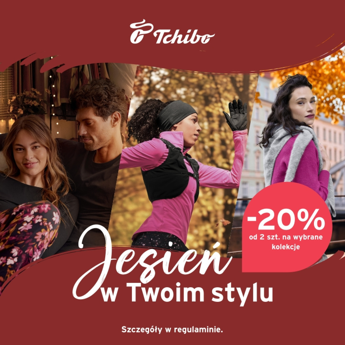 - 20% przy zakupie 2 szt. na wybrane kolekcje