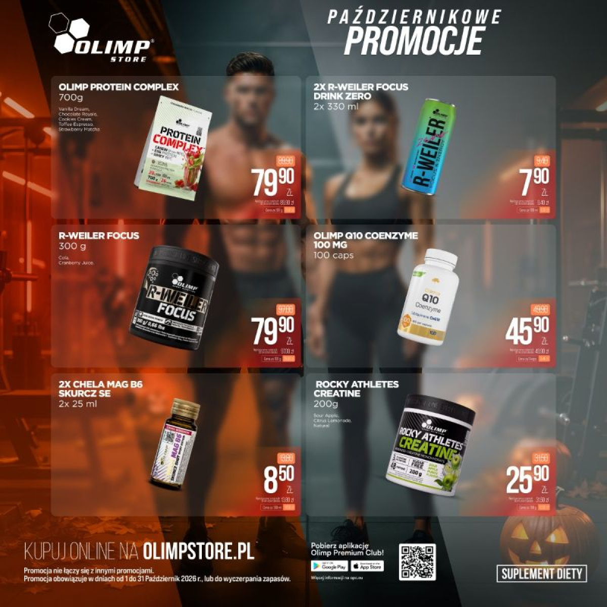 PAŹDZIERNIKOWE PROMOCJE W OLIMP STORE!