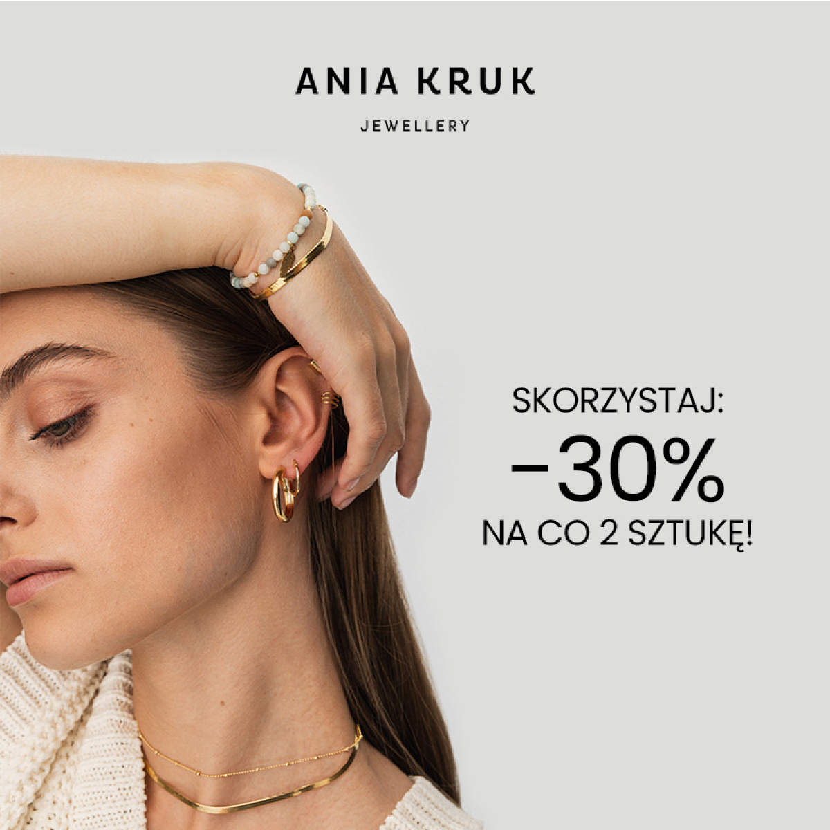 PROMOCJA : -30% na co 2 sztukę biżuterii