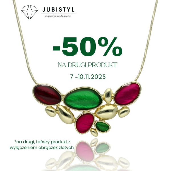 Rabat  - 50% na drugi produkt