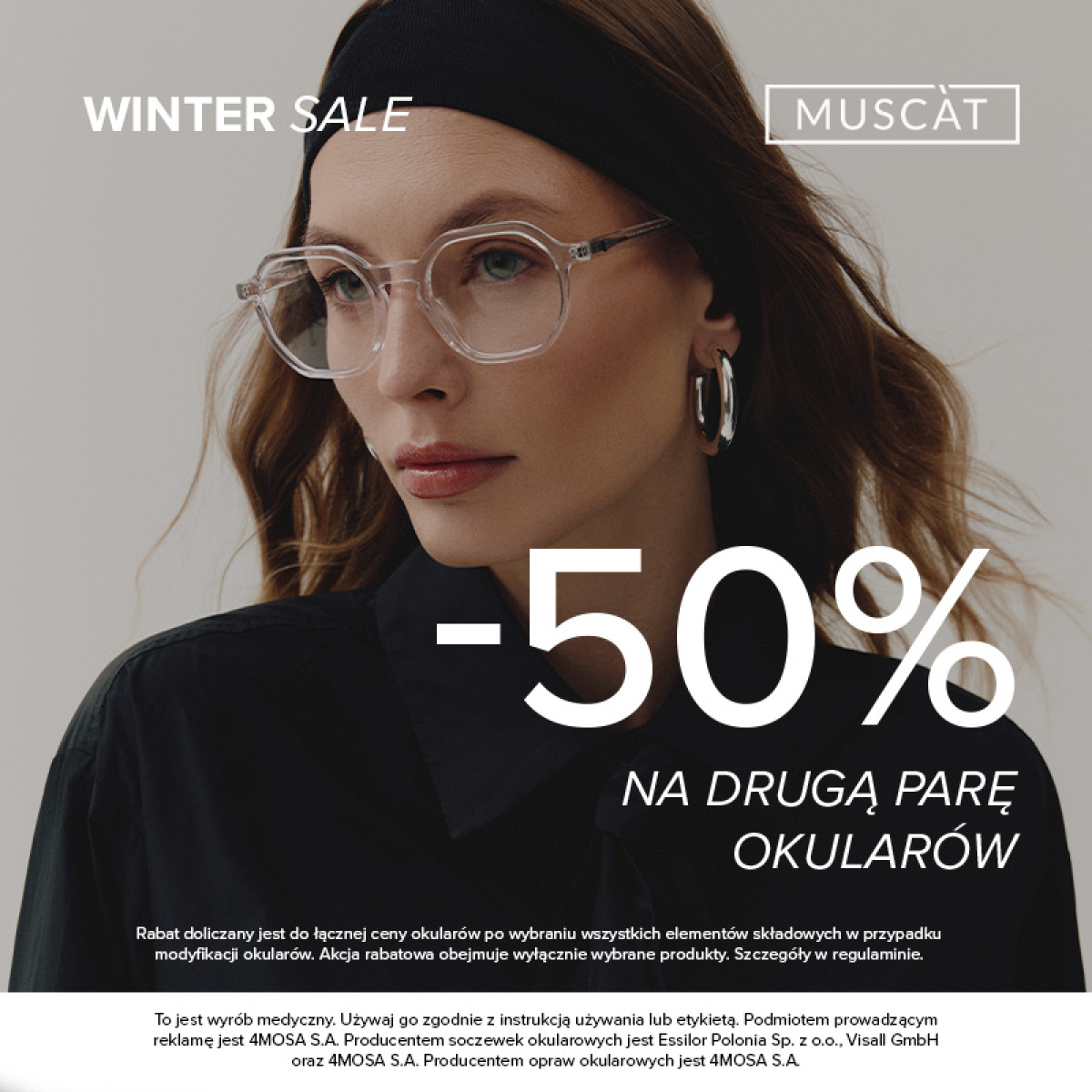 WINTER SALE: -50% NA DRUGĄ PARĘ MUSCATÓW!