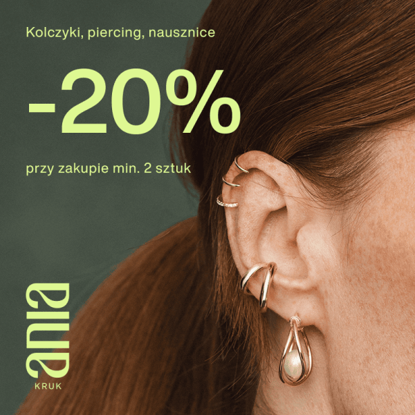 -20% od 2 sztuk na stylizację ucha!