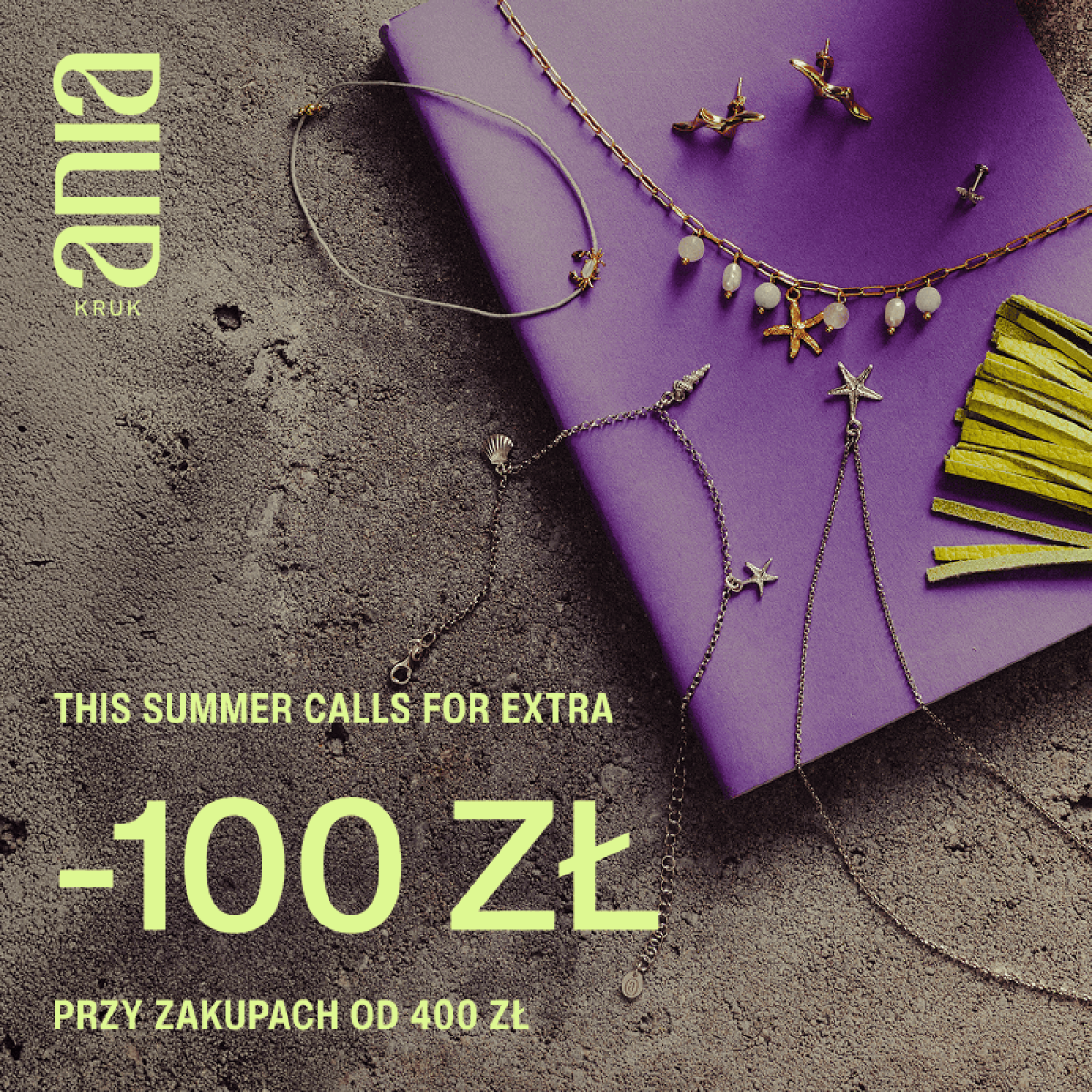 -100 zł od 400 zł!