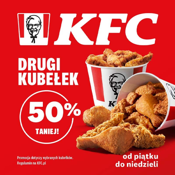 Kubełek 50% off