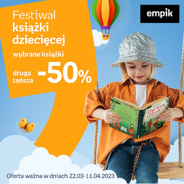 Festiwal Książki Dziecięcej-wybrane książki druga -50%