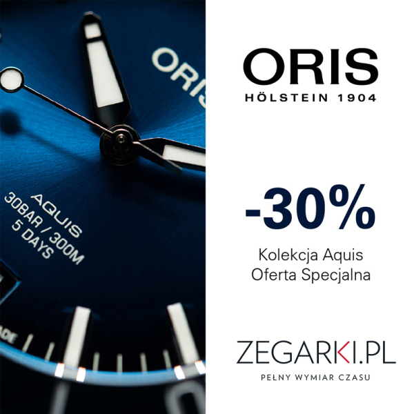 Zegarki Oris Aquis -30% w ZEGARKI.PL